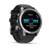 Reloj Inteligente Garmin Fēnix® E 47 mm Acero Inoxidable Correa de Silicona