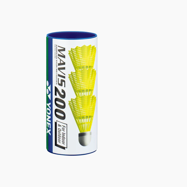 Plumilla Badmintón Mavis 200B Medium Yellow x3