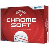 Pelotas Callaway Chrome Soft 2026 360 Triple Track - Docena Blanco