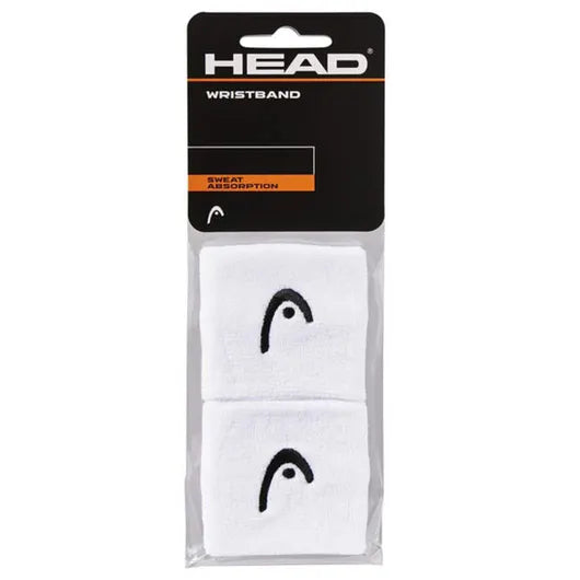 Muñequera Tenis Head Wristband 2.5" Blanco