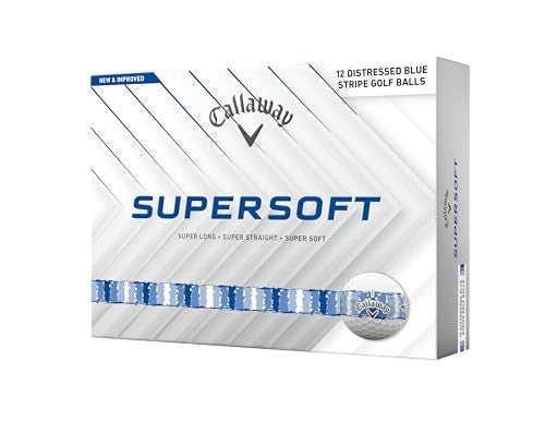 Pelotas Callaway Supersoft 2025 Distressed - Docena Azul