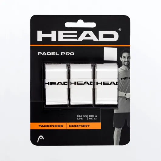 Pack Grips Pádel Head 3 Pcs Blanco