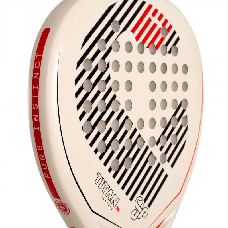 Pala Padel Vibora Titan Junior Classic White