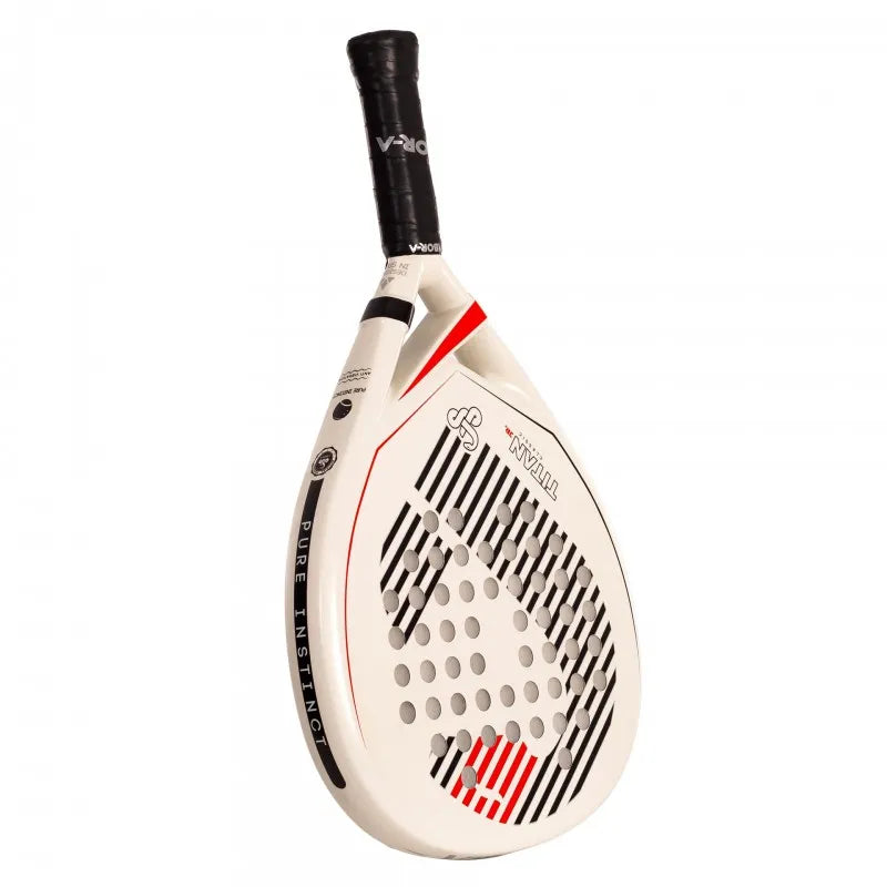 Pala Padel Vibora Titan Junior Classic White
