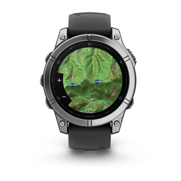 Reloj Inteligente Garmin Fēnix® E 47 mm Acero Inoxidable Correa de Silicona
