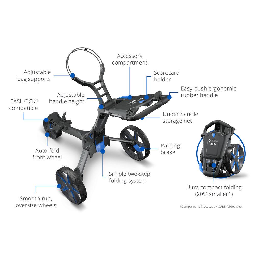 Carro de Golf Motocaddy Qb2