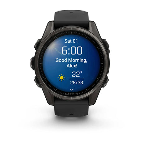 Smart Watch fēnix® 8 Garmin – 43mm Amoled Sapphire Carbon Gray - Rideshop