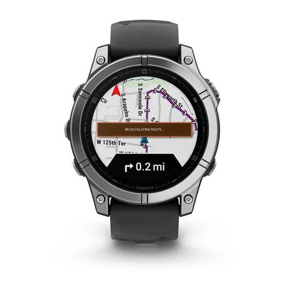 Reloj Inteligente Garmin Fēnix® E 47 mm Acero Inoxidable Correa de Silicona