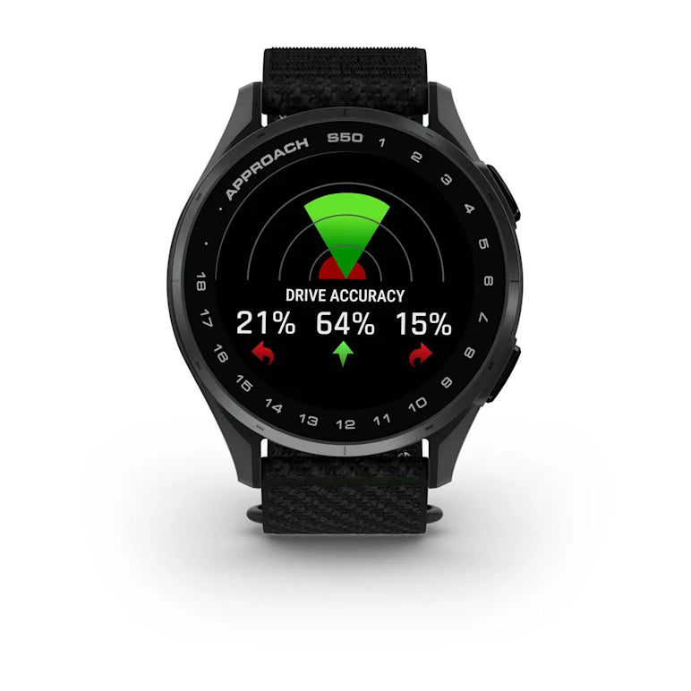 Reloj Garmin Approach S50 - 43 mm - Nylon Black