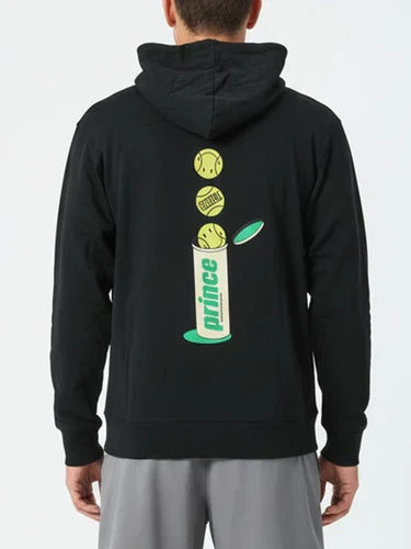 Polerón Prince x Smiley Ball Can Hoodie Hombre Negro