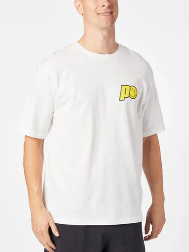 Polera Prince x Smiley Ball Can Hombre Blanco