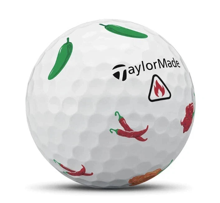 Pelotas TaylorMade TP5 Pix Premium Hot Shot Pepper - docena
