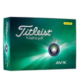 Pelotas de Golf Titleist AVX Docena Amarillas