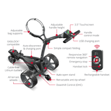 Carro de Golf Eléctrico Motocaddy M7 GPS Bateria 28V