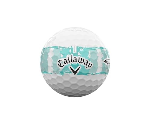 Pelotas Callaway Supersoft 2025 Distressed - Docena Turquesa