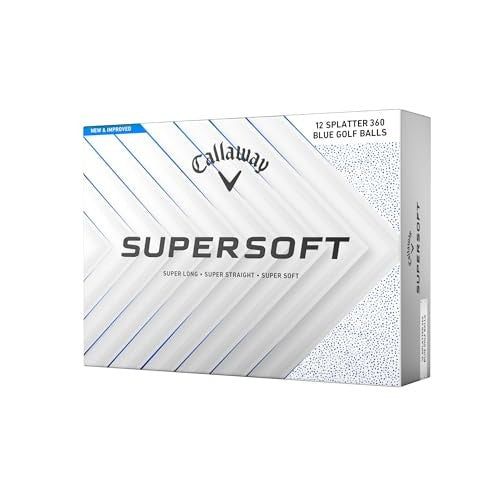 Pelotas Callaway Supersoft 25 Splatter - Docena Azul