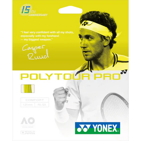 Set cuerda Tenis POLY TOUR PRO 1.25 Yellow Limited Edition