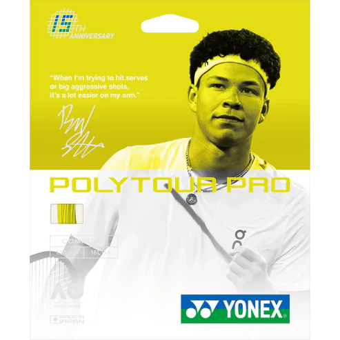 Set cuerda Tenis POLY TOUR PRO 1.25 Yellow Limited Edition